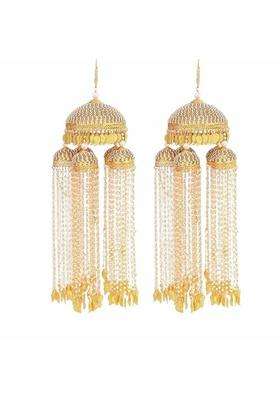 Kalere Pair Kalere Kalire Bridal Hand Hanging Kalere for Brides Women and Girls White Golden