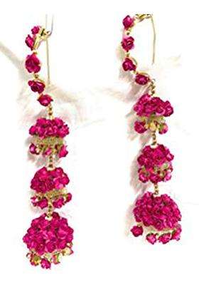 Khandelwalimpex Pink Beautifull Handmade Floral Kalire Set for Girls and Women Kalire for Wedding