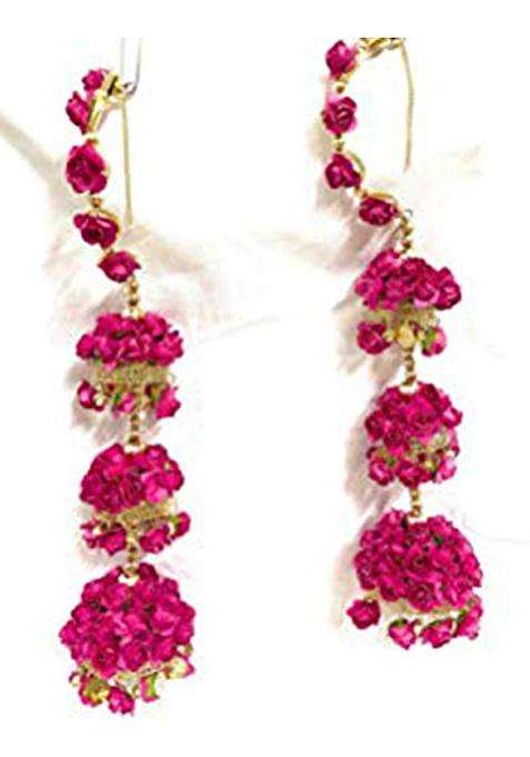 Khandelwalimpex Pink Beautifull Handmade Floral Kalire Set for Girls and Women Kalire for Wedding