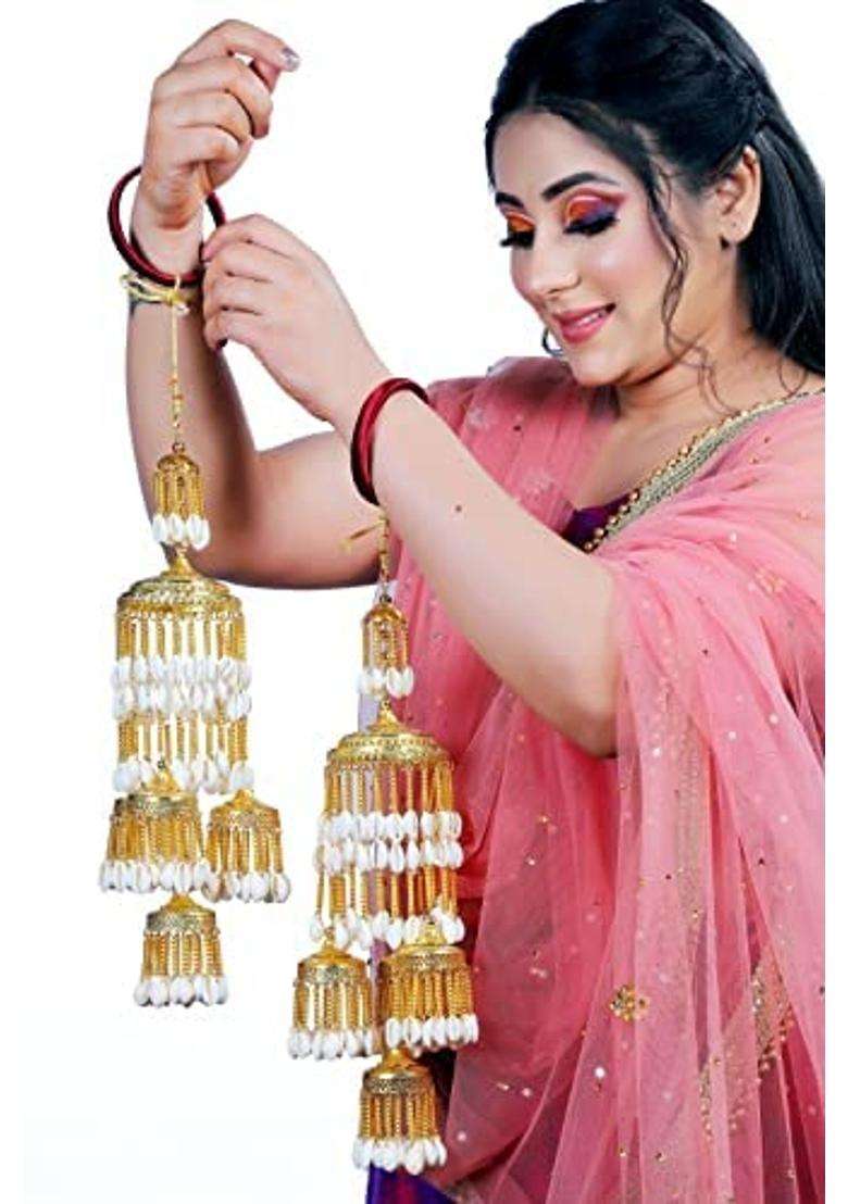 Saumakshi Designs Beautiful Bridal Kaleera Traditional Kaliras for Bride and Women Hand Hanging Kalera - Indya