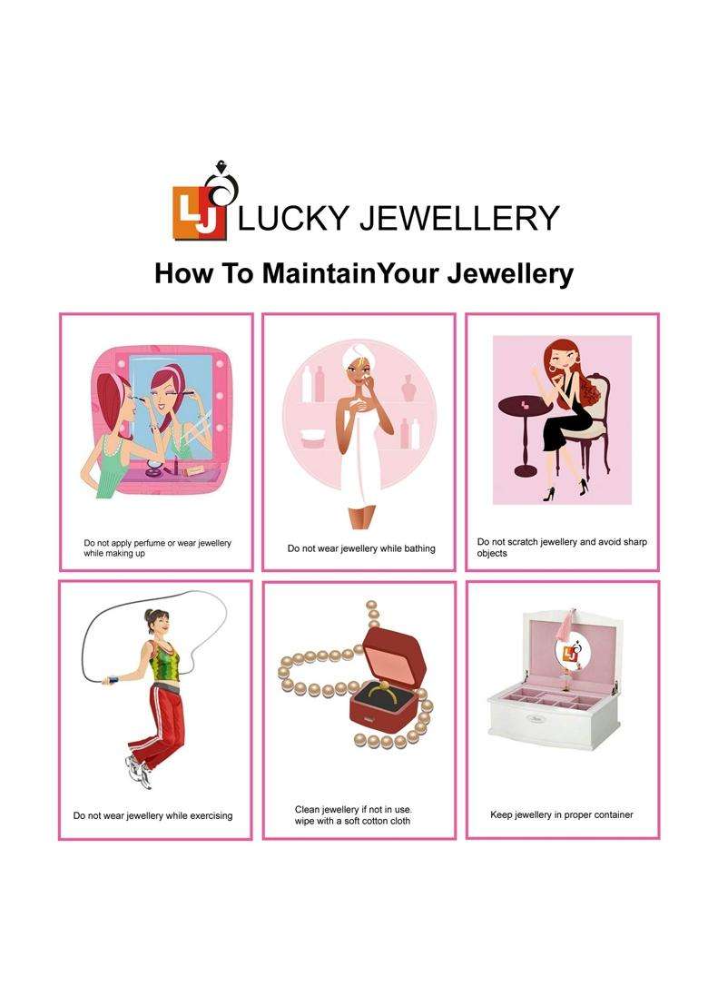 Lucky Jewellery Traditional LCT Golden Red Color Gold Plated Kalira Kaleeray for Womens and Girls - Indya