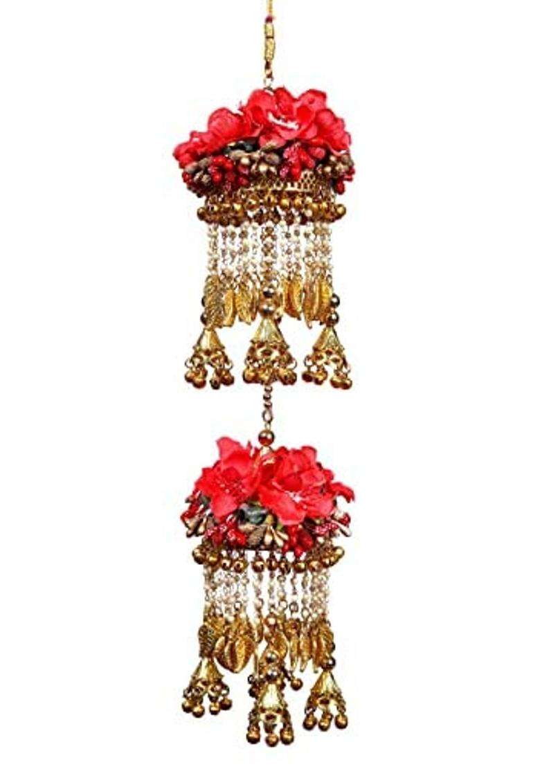 Saumakshi Designs Beautiful Traditional Kaleera for Bride and Women Red - Indya