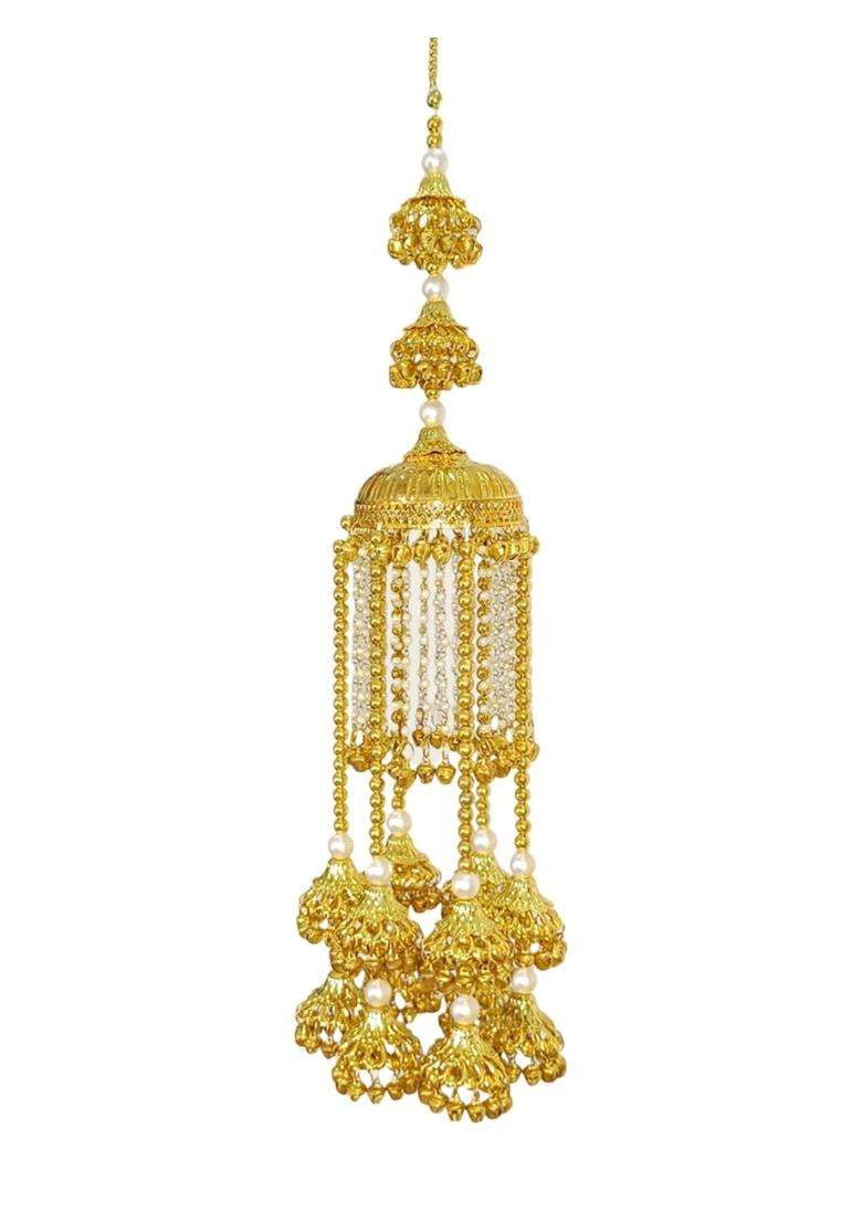 SBP Fashion Gold Punjabi Bridal Kalira Set Handcrafted Designer Jewelry for Weddings Engagements Anniversaries - Indya