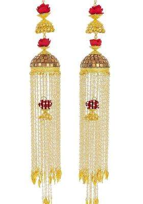 MB Collections Beautiful Traditional Punjabi Golden Handmade Golden Work Kalira Kaleera Kalera Kalira Bridal