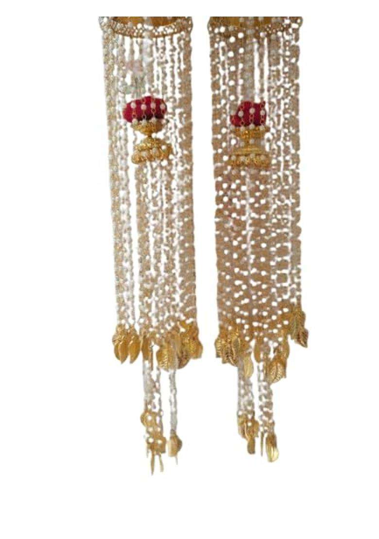 MB Collections Beautiful Traditional Punjabi Golden Handmade Golden Work Kalira Kaleera Kalera Kalira Bridal - Indya