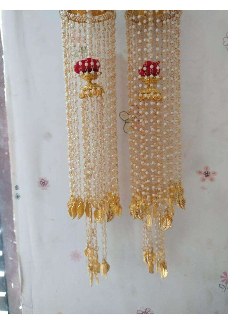 MB Collections Beautiful Traditional Punjabi Golden Handmade Golden Work Kalira Kaleera Kalera Kalira Bridal - Indya