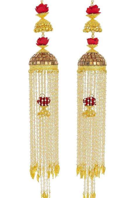 MB Collections Beautiful Traditional Punjabi Golden Handmade Golden Work Kalira Kaleera Kalera Kalira Bridal