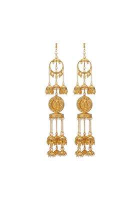Kalireah Jewels Golden Bridal Kalira Set for Women Traditional Brass Wedding Kalire Pack of 3