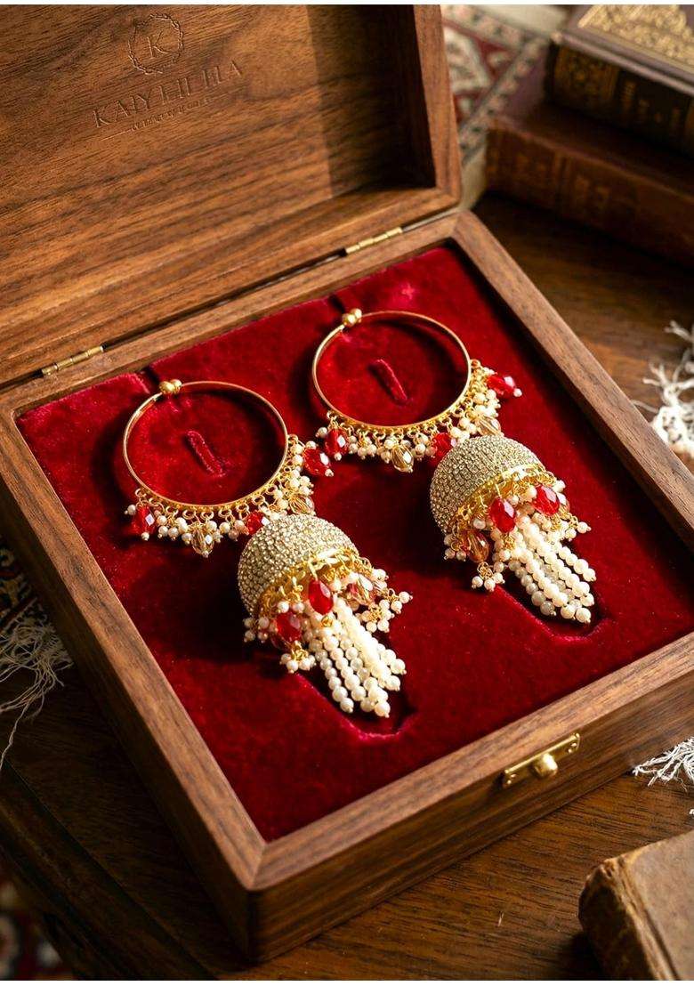 Advika Creations Adjustable Royal Wedding Kaleera with Kaudi - Indya