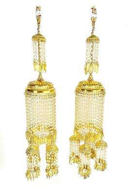 R K M Collections Golden Fancy Pearl Kalire Attatched with Adjustable Dorri