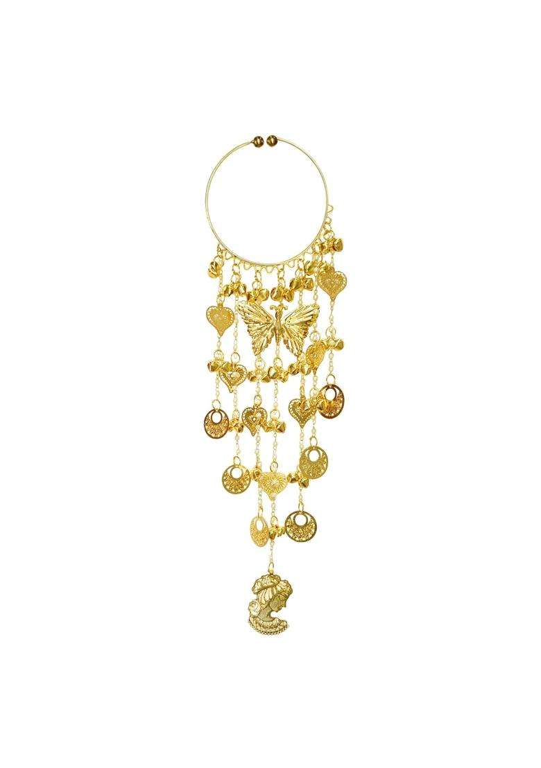 SBP Fashion Gold Punjabi Bridal Kalira Set Designer Jewelry for Weddings Engagements Anniversaries - Indya