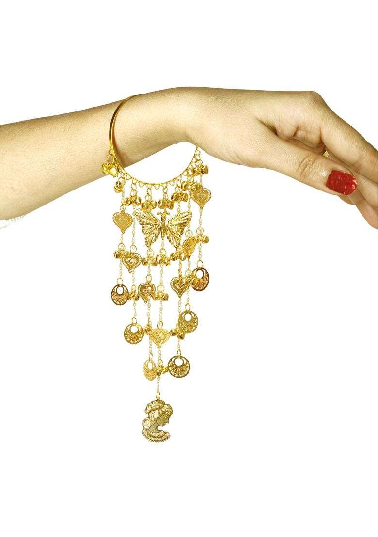 SBP Fashion Gold Punjabi Bridal Kalira Set Designer Jewelry for Weddings Engagements Anniversaries - Indya