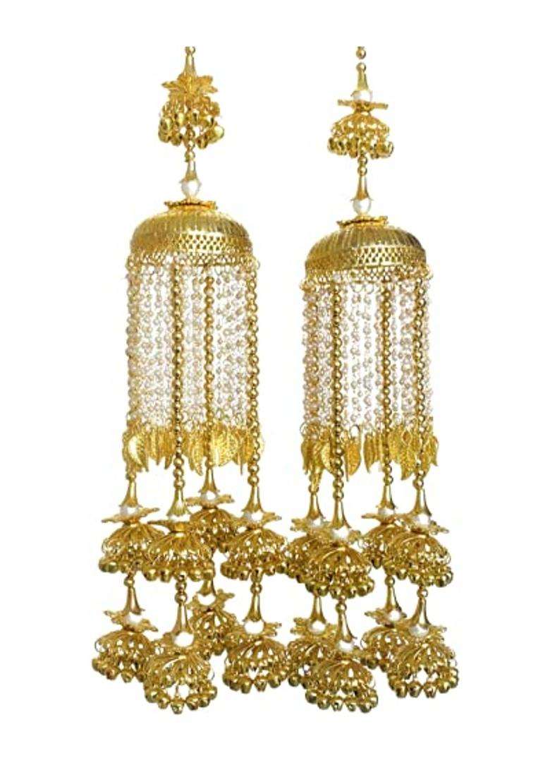 Darshan LAL and SONS Golden Traditional Kalira Kalire Bridal Kalira Wedding Kalira 1065 - Indya
