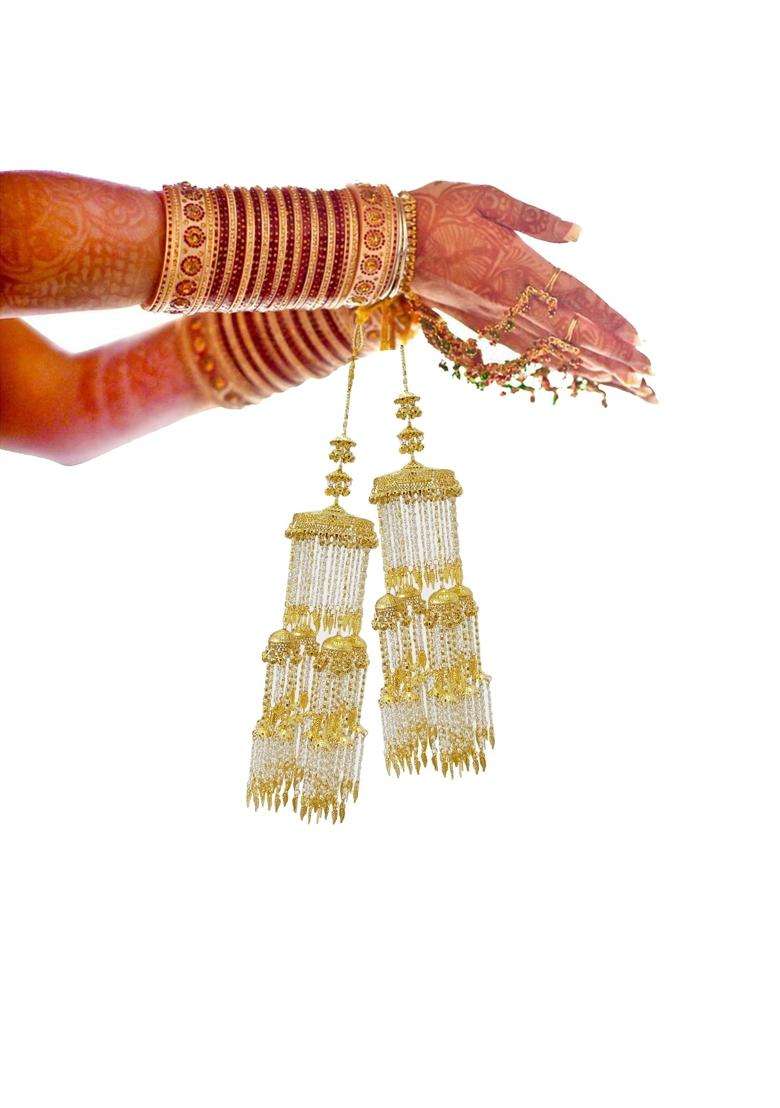 SBP Fashion Gold Bridal Kalira Set Traditional Jewelry for Weddings Engagements Anniversaries - Indya