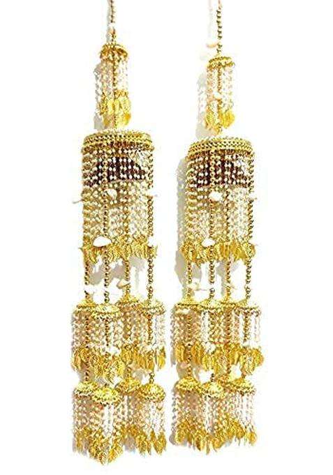 Brass with Pearl Kalire for Women Multicolour
