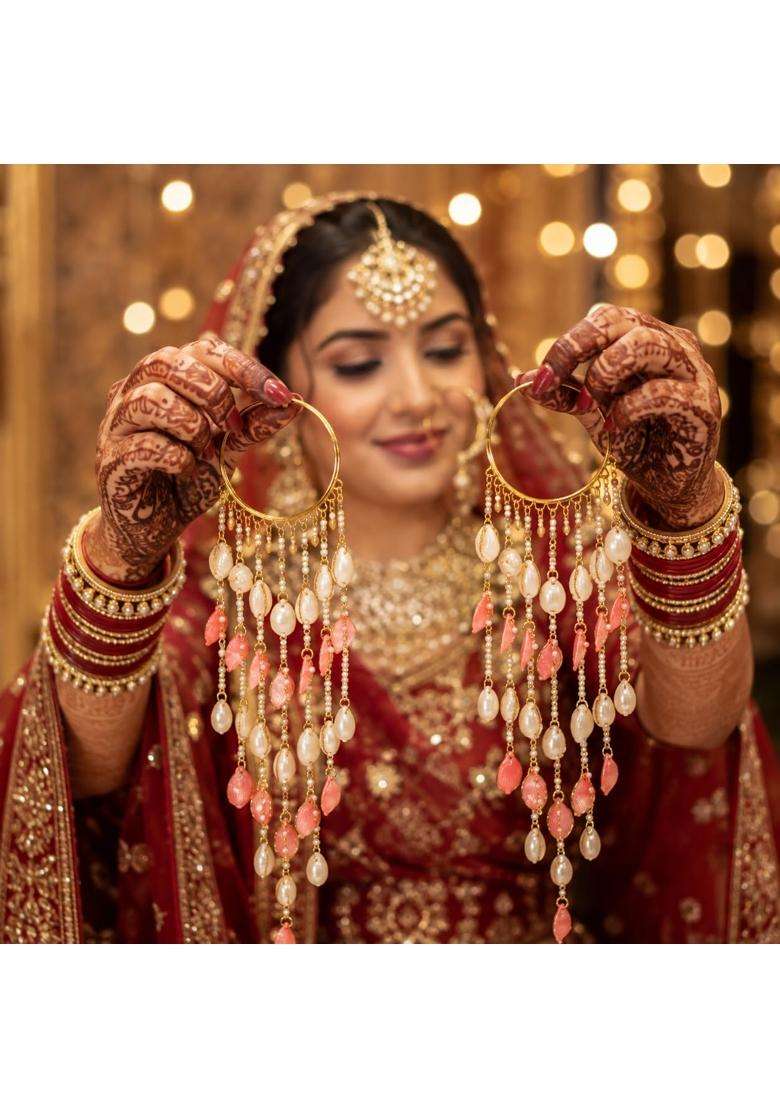 SBP Fashion Golden Kaleera for Bride for Haldi Ceremony Haldi Kalira - Indya