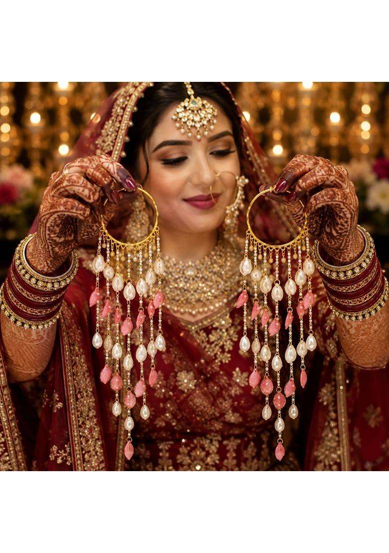 SBP Fashion Golden Kaleera for Bride for Haldi Ceremony Haldi Kalira - Indya