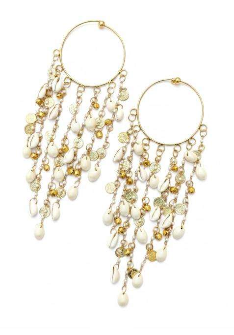 Advika Creations Golden Coin Kaleera in Golden Finish with Kaudi Traditional Bridal Charms