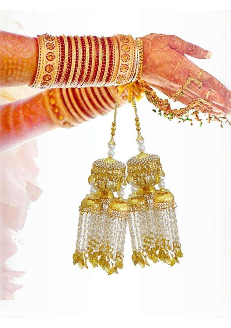 Beautiful Punjabi Bridal Small Size Kaliras for Bride and Women Hand Hanging - Indya