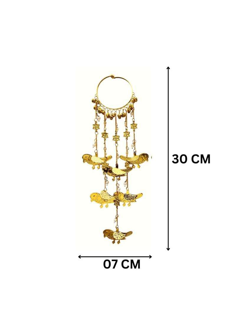 SBP Fashion Bridal Kaleera Kalire Wedding Golden Bird Charm Hanging Punjabi Chura Accessory Long Ethnic - Indya