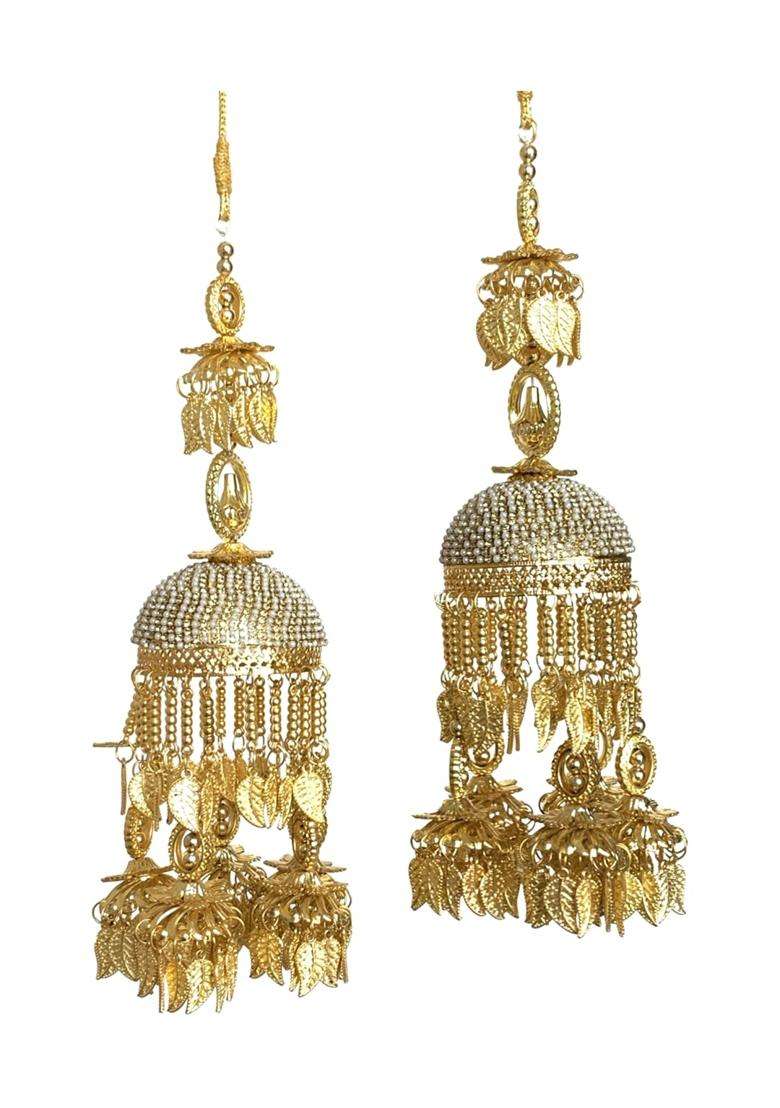 Darshan LAL and SONS Golden Traditional Kalira Kalire Bridal Kalira Wedding Kalira 1028 - Indya