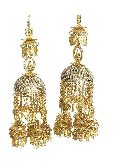 Darshan LAL and SONS Golden Traditional Kalira Kalire Bridal Kalira Wedding Kalira 1028