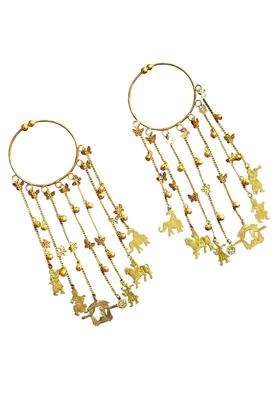 Advika Creations Doli Barati Bridal Kaleera in Golden Finish with Ghunghroo Traditional Bridal Charms