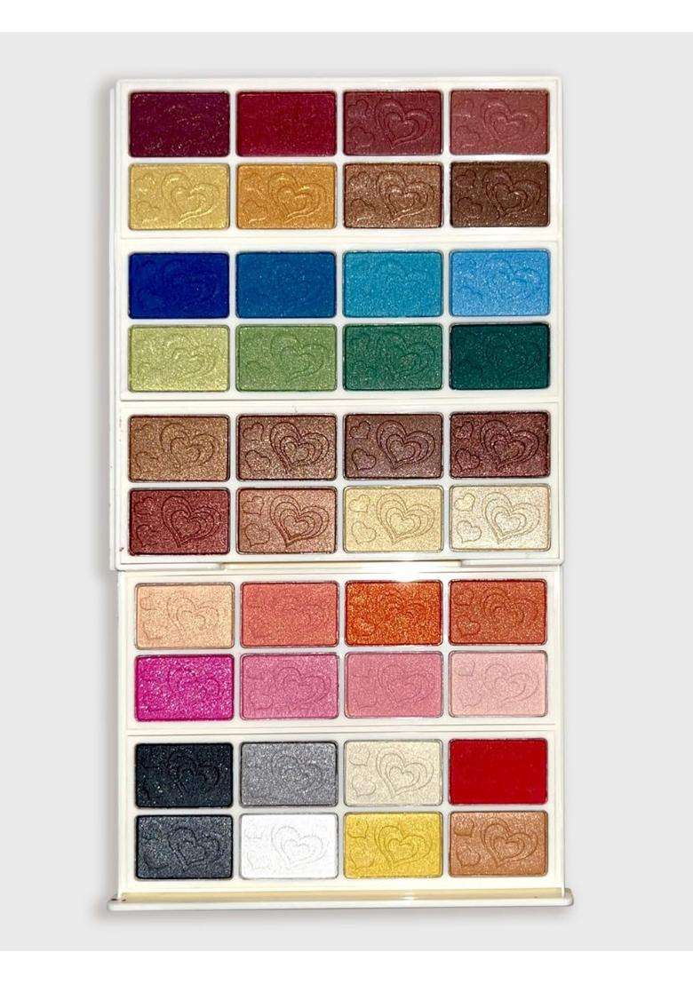 Justgold Professional All in One Makeup Palette Kit 56 Colors Eyeshadows Blusher Powder Cake Lipgloss - Indya