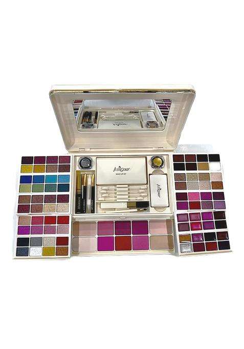 Justgold Professional All in One Makeup Palette Kit 56 Colors Eyeshadows Blusher Powder Cake Lipgloss