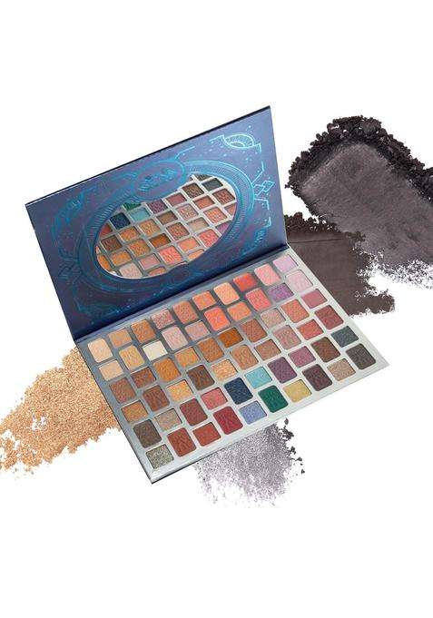 Shopaarel Multicolor Harmony Eyeshadow Palette 60 Shades Enriched with Vitamin E and Hyaluronic Acid