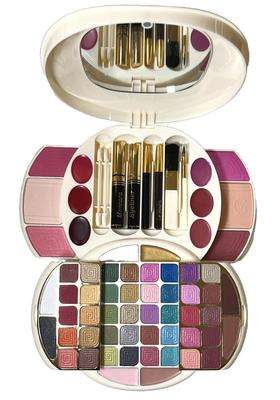 Justgold Professional All in One Makeup Palette Kit 44 Colors Eyeshadows Blusher Powder Cake Lipgloss