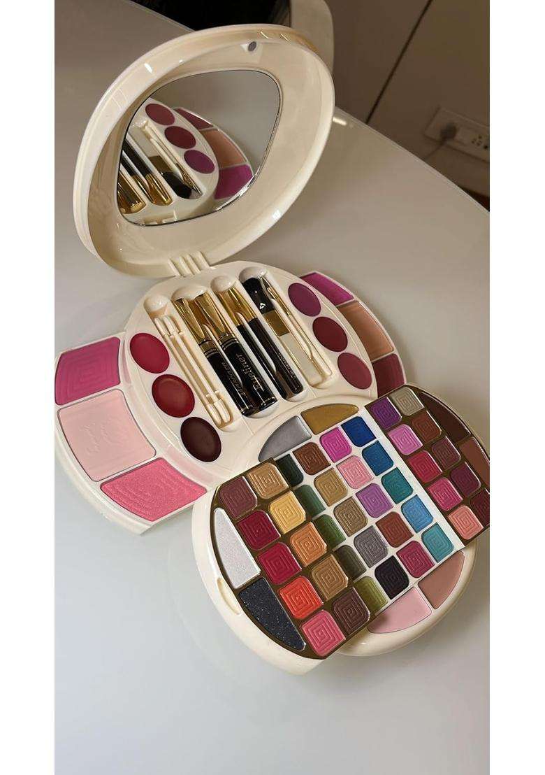 Justgold Professional All in One Makeup Palette Kit 44 Colors Eyeshadows Blusher Powder Cake Lipgloss - Indya