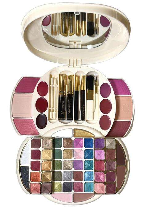 Justgold Professional All in One Makeup Palette Kit 44 Colors Eyeshadows Blusher Powder Cake Lipgloss