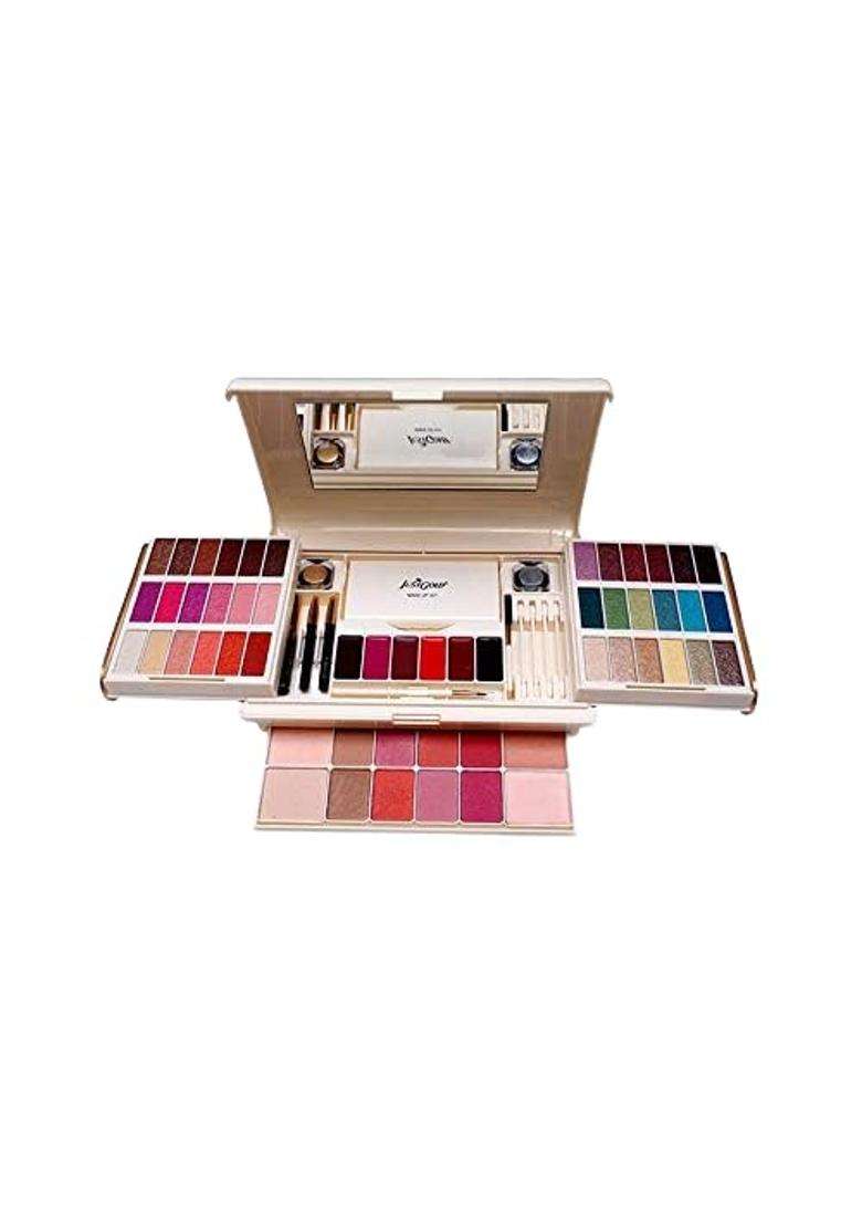 Justgold Professional All in One Makeup Palette Kit 54 Colors Eyeshadow Palette with Blusher Lipgloss - Indya