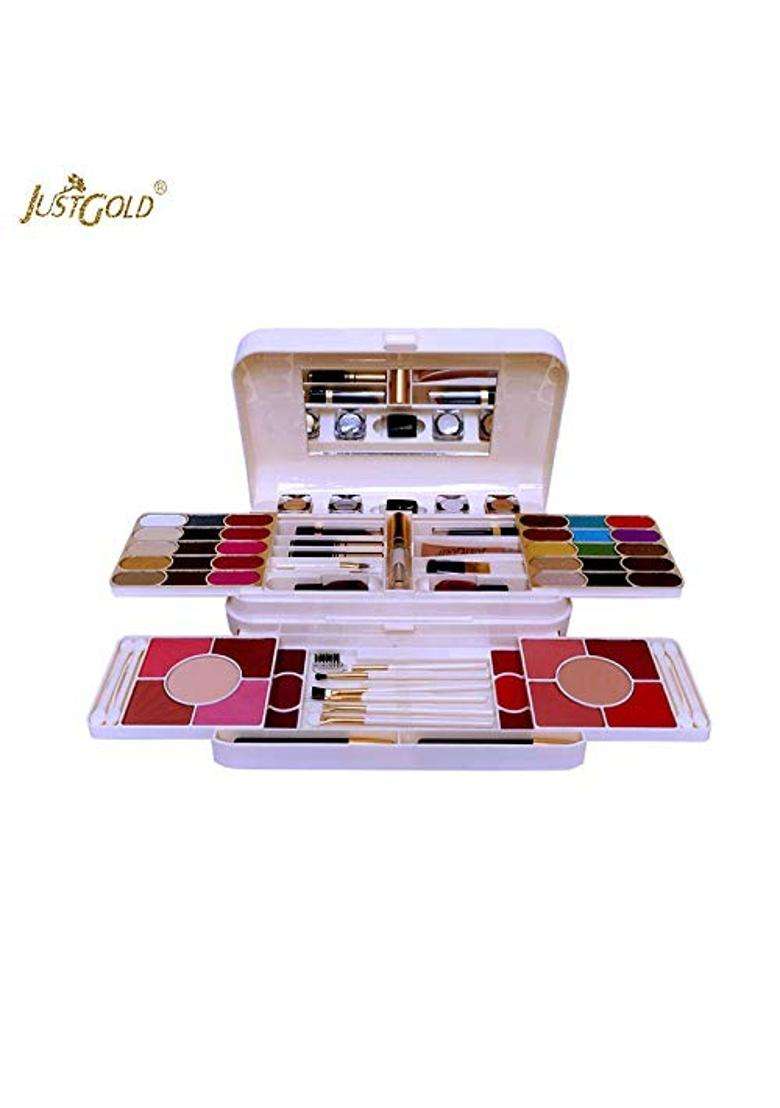 Justgold Professional All in One Makeup Palette Kit 30 Colors Eyeshadow Palette with Blusher Powder Cake - Indya