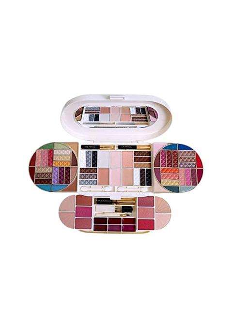 Justgold Professional All in One Makeup Palette Kit 35 Pigment Shadow with Concealer Foundation Cream