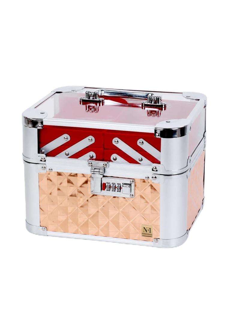 NFI Essentials Makeup Organizer Box for Women Bridal Makeup Case for Jewellery Cosmetics and Bridal Essentials - Indya