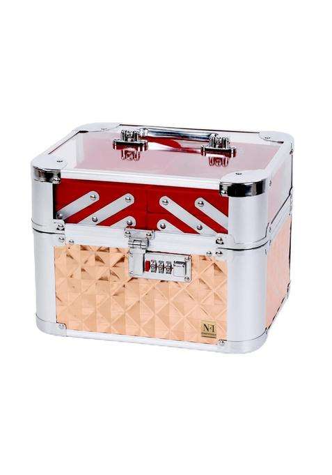NFI Essentials Makeup Organizer Box for Women Bridal Makeup Case for Jewellery Cosmetics and Bridal Essentials