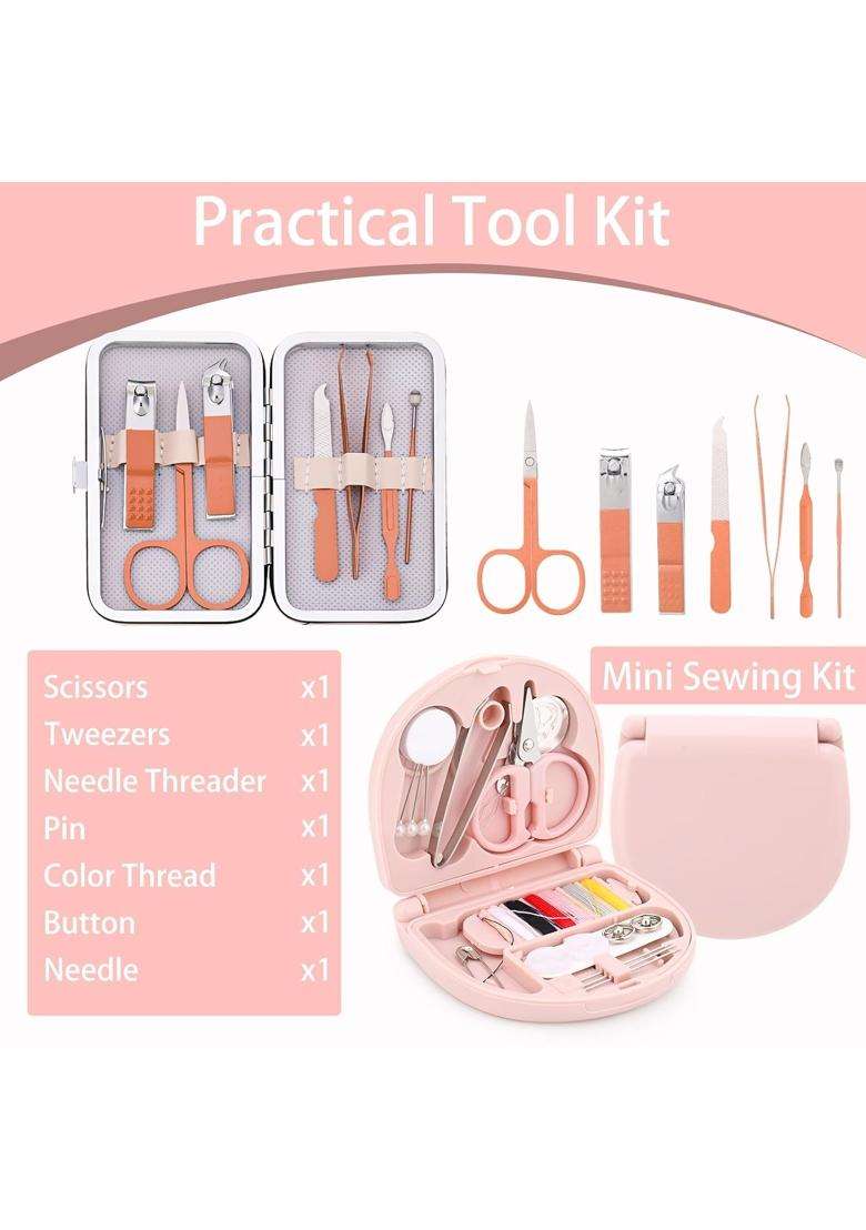 Zhouboat Multicolor for Wedding Day Wedding Bride Essentials Survival Set Over 30 Essentials Travel Kit - Indya