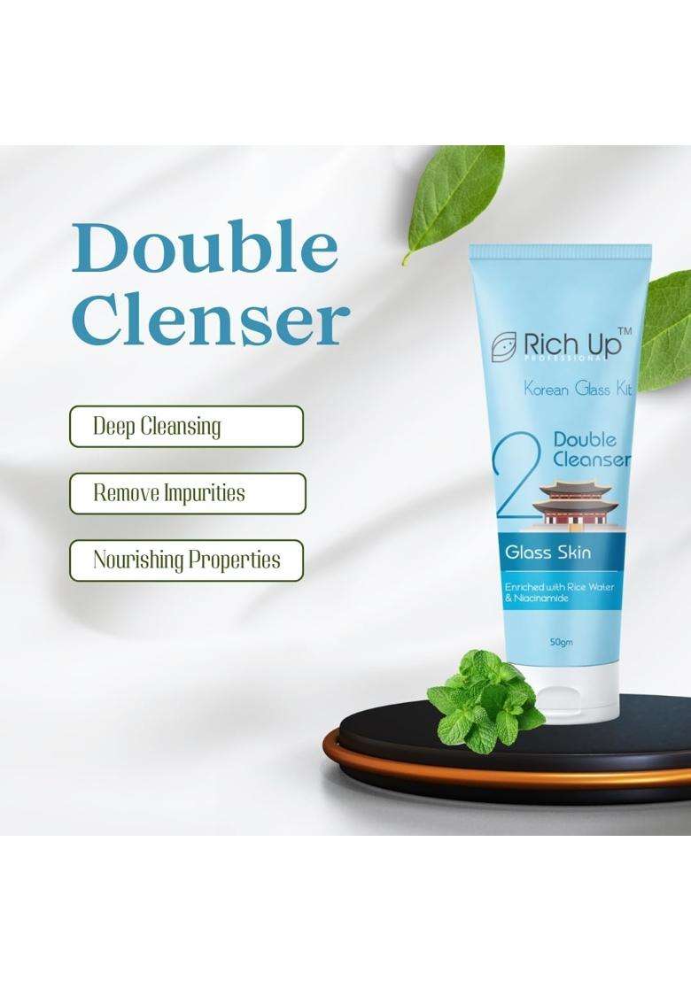 RICH UP Professional Korean Glass Facial Kit with Rice Water Natural Ingredients - Indya
