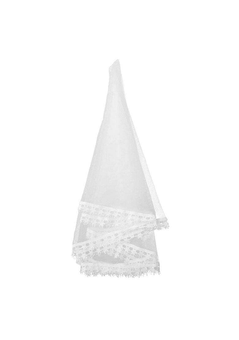 Ubersweet Imported Single Tier Lace S Veil Bridal Wedding Veil Br Elegent Tulle Veil - Indya