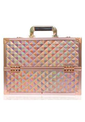 Adson Professional Beauty Makeup Cosmetic Vanity Case Box Rose Gold 1
