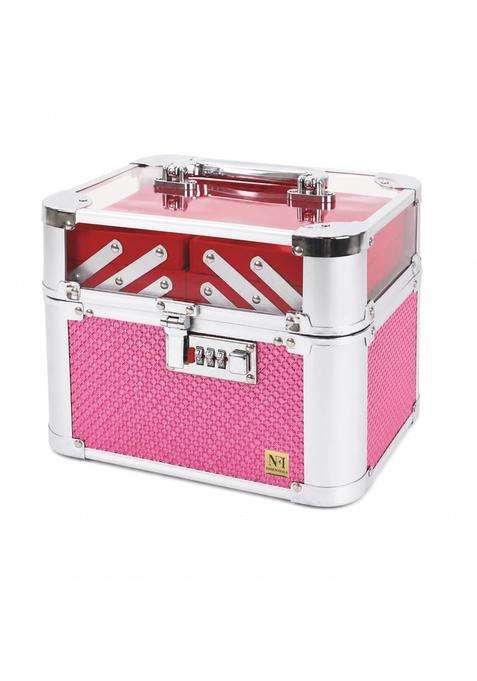 NFI Essentials Makeup Organizer Box for Women Bridal Makeup Case for Jewellery Cosmetics and Bridal Essentials