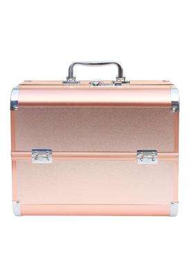 Adson Professional Beauty Makeup Cosmetic Vanity Case Box Big Size Rose Gold Daimond Colour