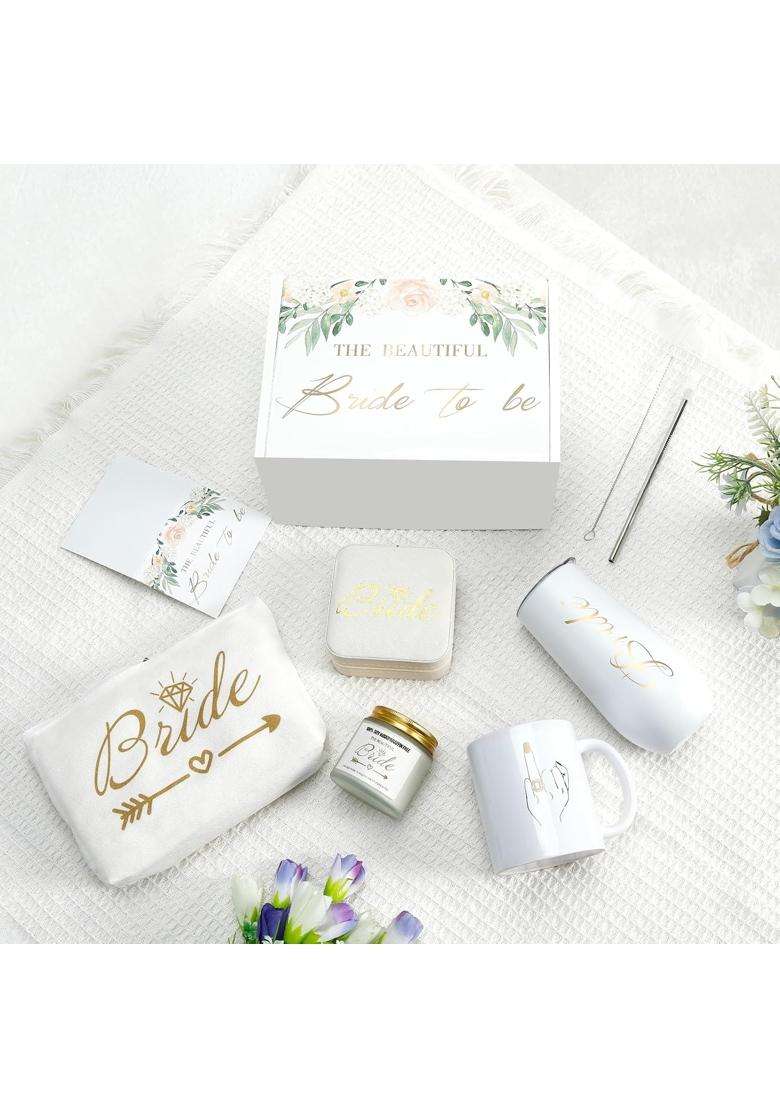 Xgcyzyd White Bridal Shower Gift Box for Bride to Be Gifts Wedding Gift Engagement for Bride Box Set - Indya