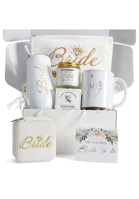Xgcyzyd White Bridal Shower Gift Box for Bride to Be Gifts Wedding Gift Engagement for Bride Box Set