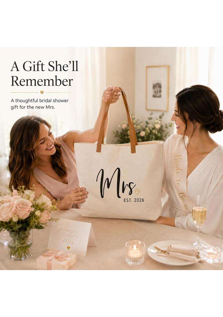 Elegantpark Mrs Bag Mrs Gifts Bride Gifts Wedding Bridal Shower Bachelorette Party Honeymoon Present Bride - Indya