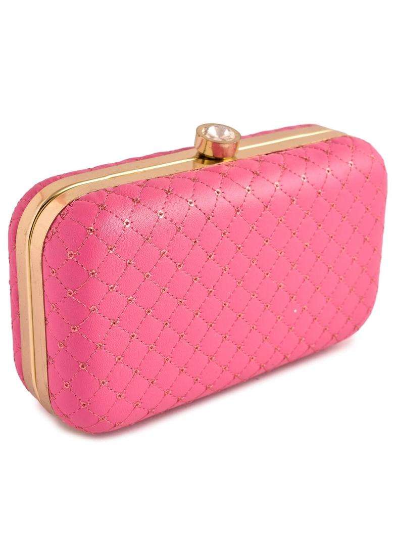 Ailtino Handicraft Beautiful Bling Box Clutch Bag Purse for Bridal Casual Party Wedding - Indya