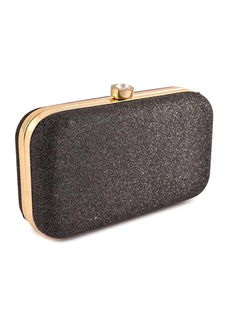 Ailtino Handicraft Beautiful Bling Box Clutch Bag Purse for Bridal Casual Party Wedding - Indya