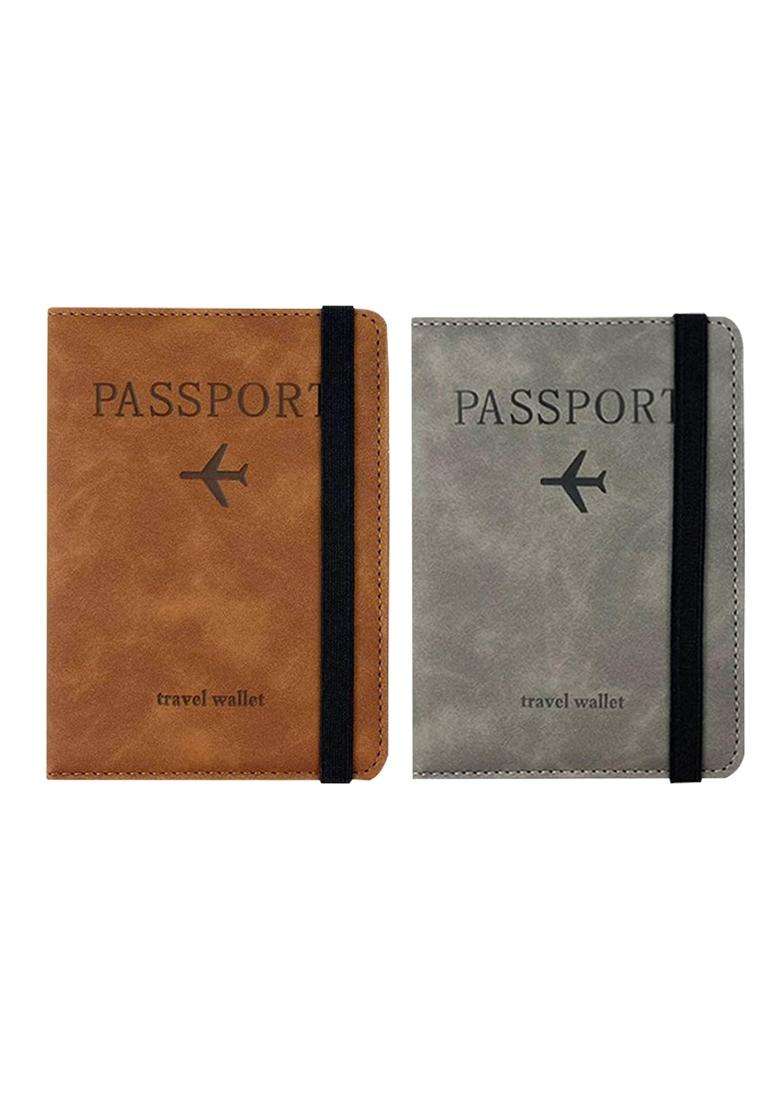 Snogisa Mr and Mrs Passport Covers and Luggage Tags Gift Set Couple Passport Holder for Honeymoon - Indya